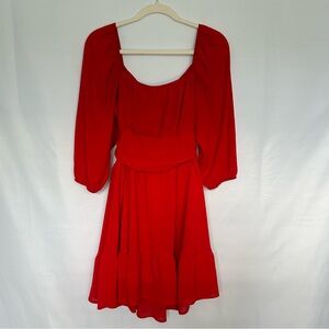 e‎ x l Bright Red Dress